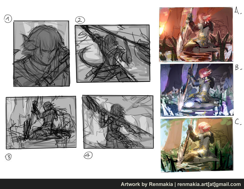 Thumbnails and color / lighting variation